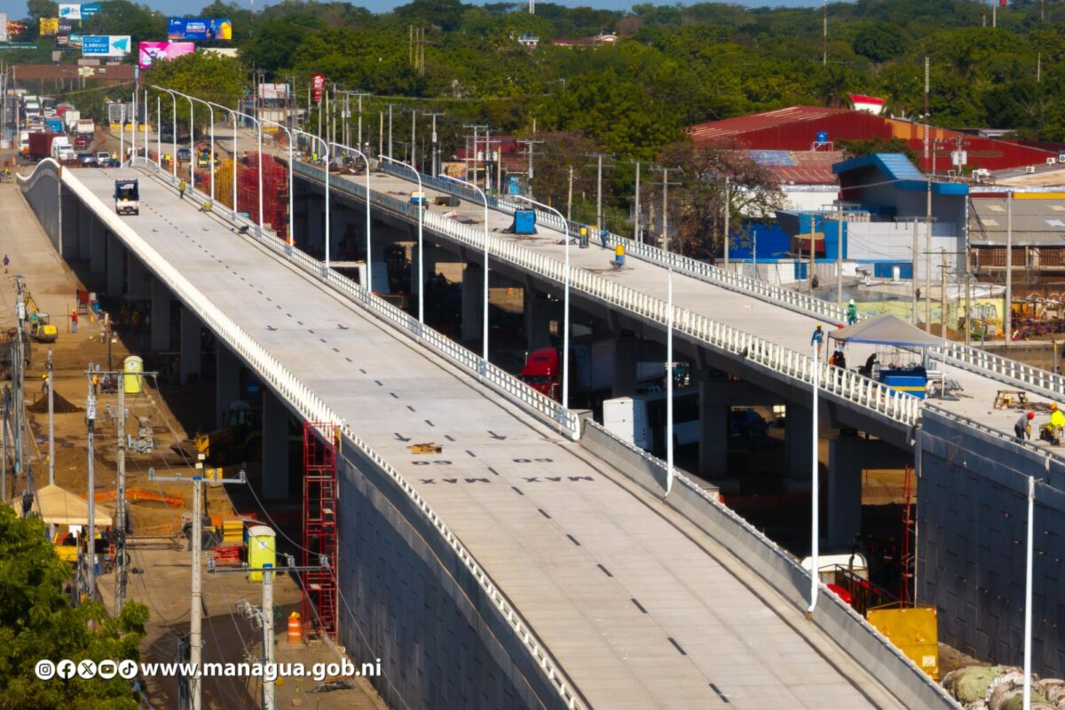 Paso a desnivel del Tramo IV de la Pista Héroes de la Insurrección será inaugurado el 15 de julio