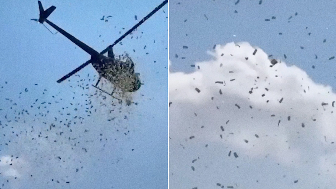 Un video muestra una lluvia de dinero en Detroit