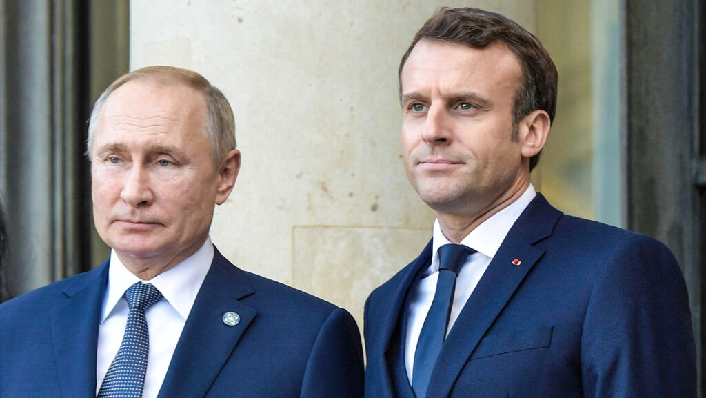 conversación entre Putin y Macron