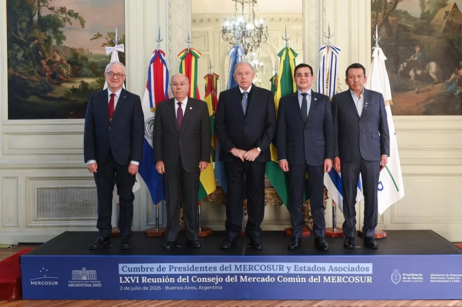 Comienza la cumbre de presidentes del Mercosur en Argentina