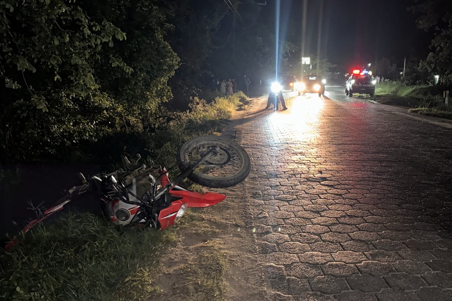 Motociclista borracho provoca accidente en Nueva Segovia con saldo de un muerto y un lesionado