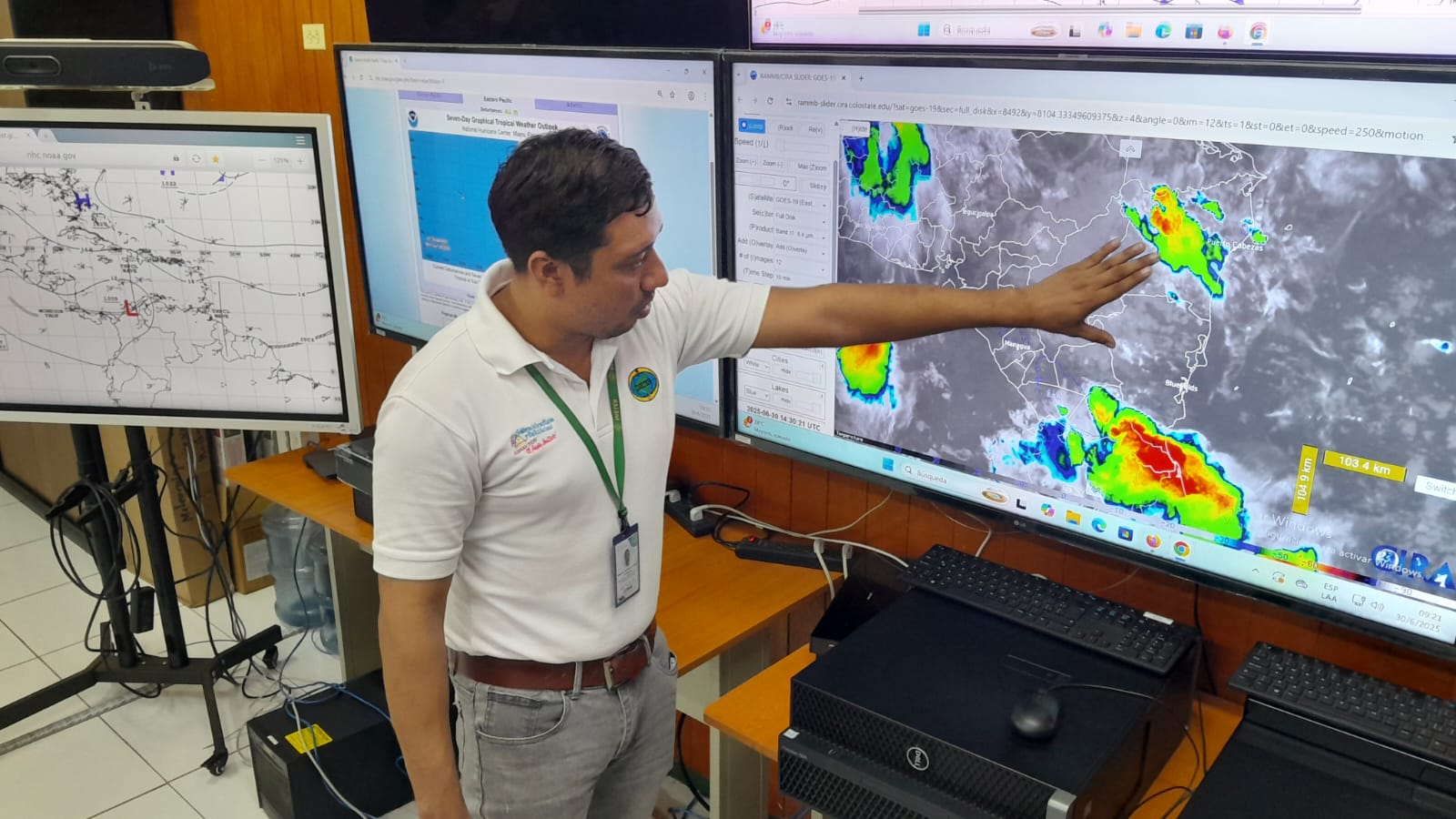Onda tropical número 29 generará lluvias esta semana en Nicaragua