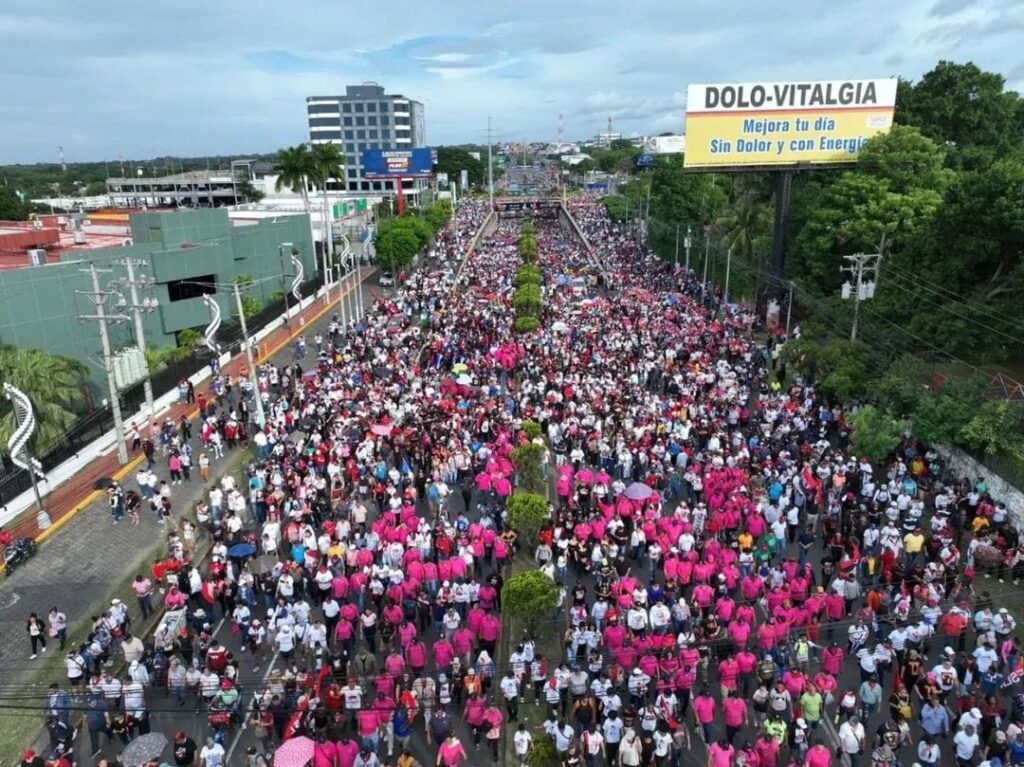 Managua se convirtió en una marejada de sandinistas en vísperas de la celebración del triunfo de la Revolución