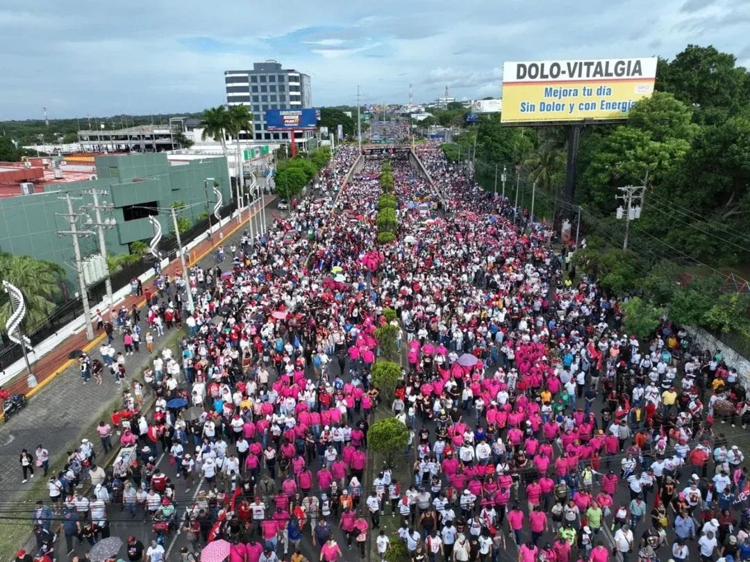 Managua se convirtió en una marejada sandinista en vísperas de la celebración del triunfo de la Revolución