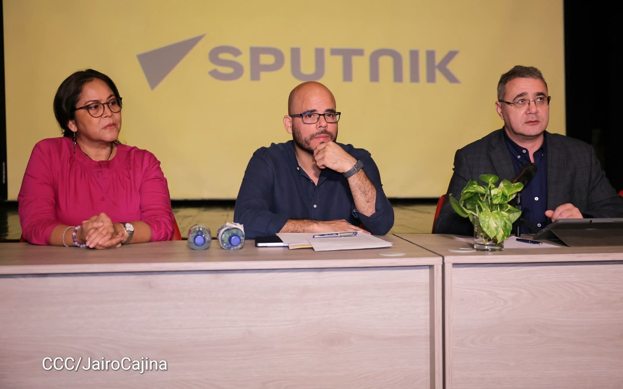 Agencia de noticias Sputnik en nuevo intercambio de experiencias con comunicadores sandinistas