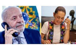Lula platica con presidenta mexicana y aborda arancel de Trump