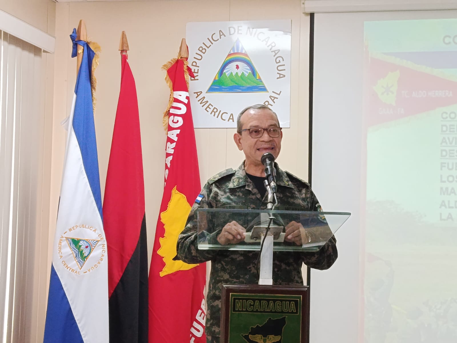Fuerza Aérea nicaragüense celebra 46 años de fundación con más de mil 300 misiones en 2025