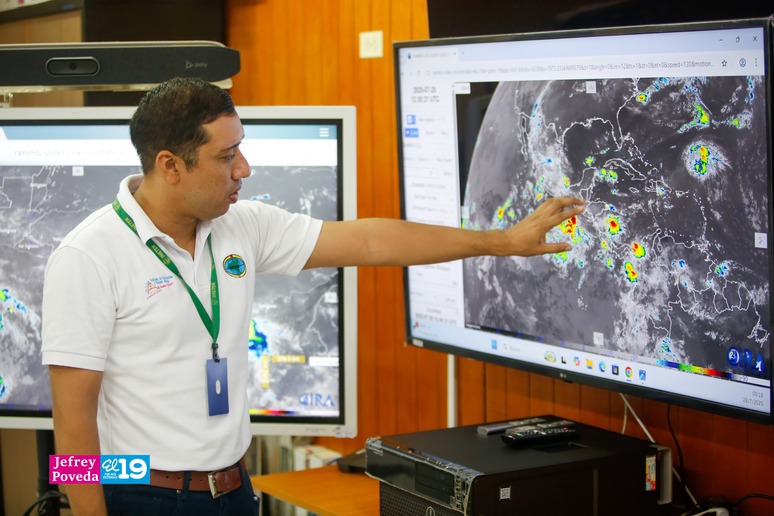 Llegada de dos ondas tropicales y un sistema de baja presión generarán lluvias en Nicaragua