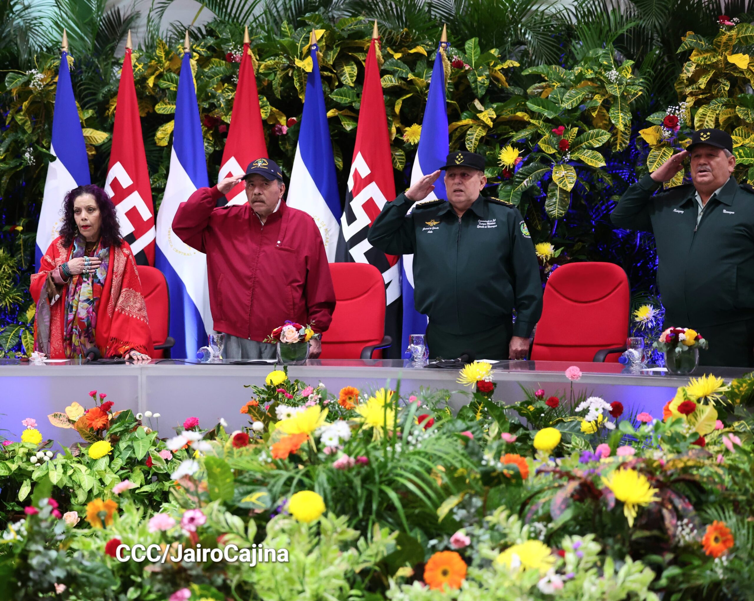 Fuerza Aérea de Nicaragua celebra 46 años de compromiso con la paz, soberanía y población