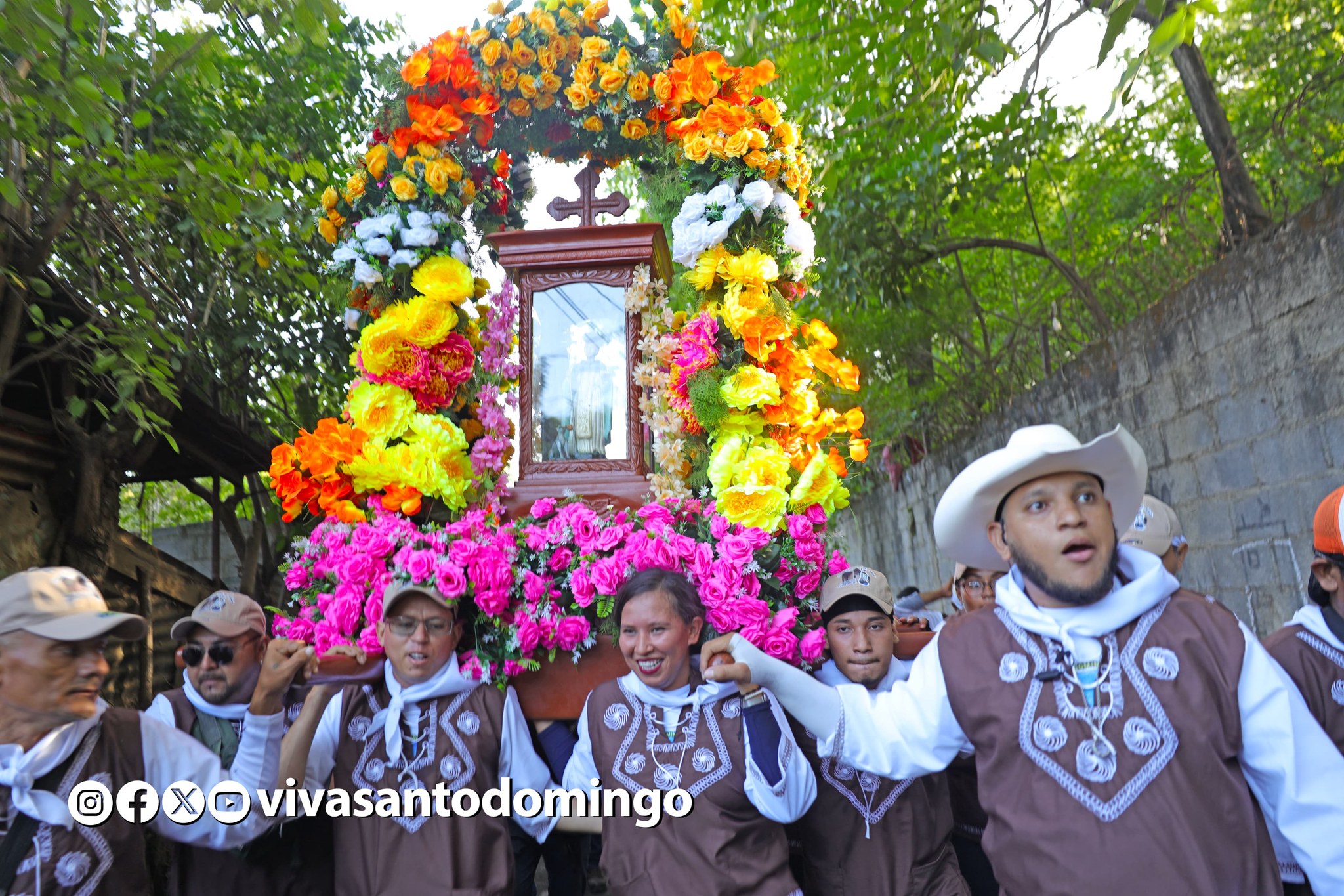 Managua continúa sus fiestas tradicionales con la llegada de Santo Domingo de Abajo