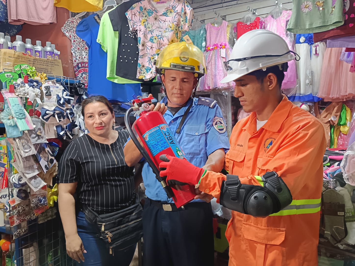 Inspeccionan medidas de seguridad en los tramos del Mercado de Ciudad Sandino
