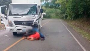 Muere motorizado tras ser impactado por un camión en Estelí