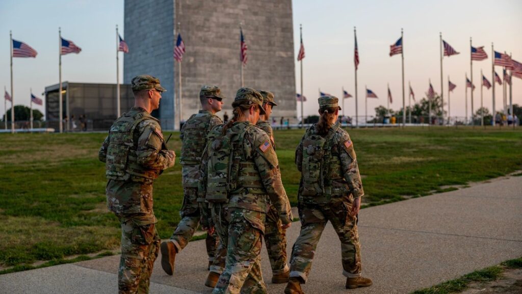 Trump saldrá a patrullar Washington con la Guardia Nacional