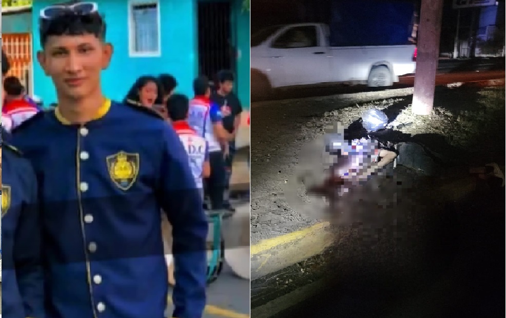 Joven se estrella con su motociclista y fallece en barrio capitalino