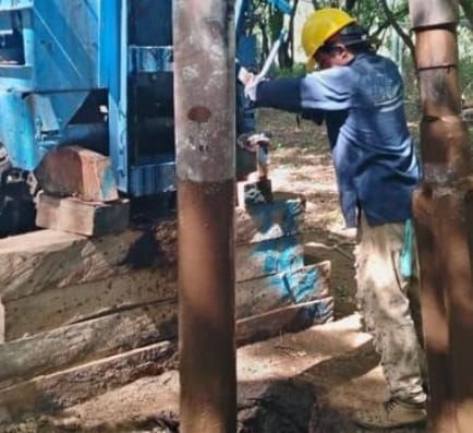 Enacal inicia construcción de pozo de agua potable en Las Mercedes