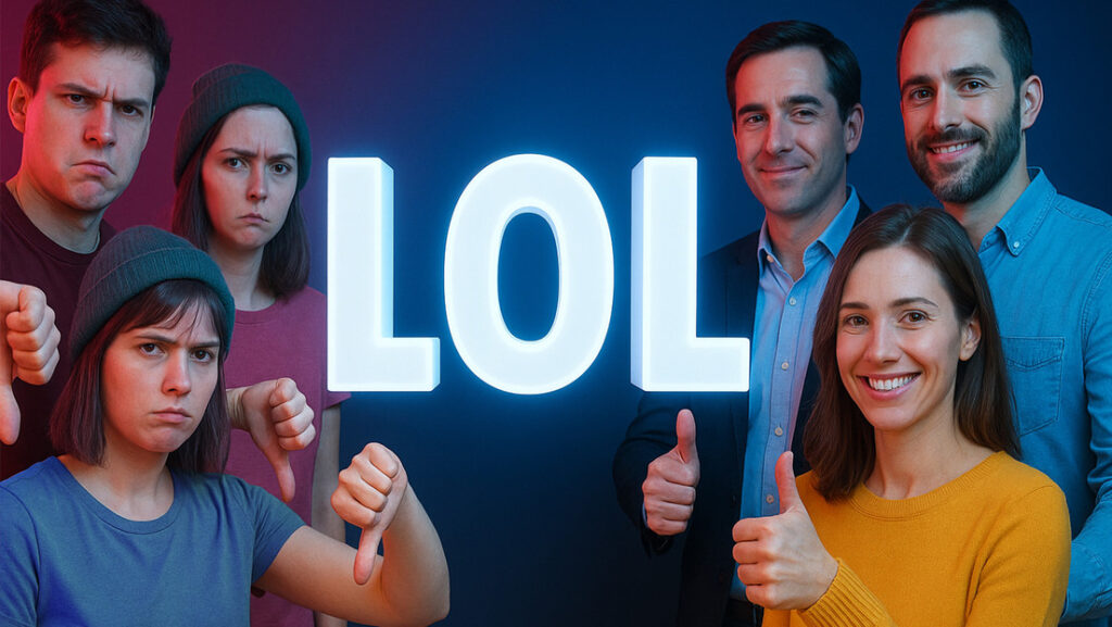 El uso de 'LOL' divide a los 'millennials' y a la generación Z