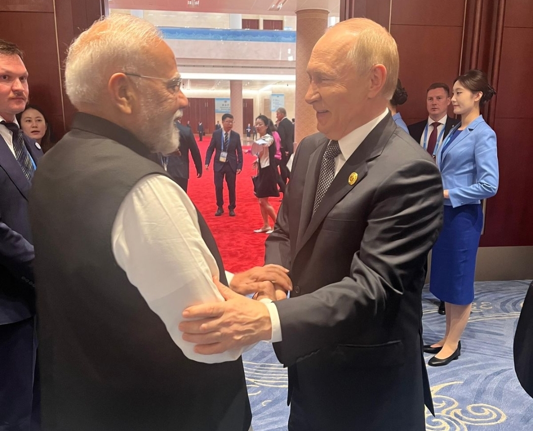 Modi: “Siempre es un placer reunirme con el presidente Putin”
