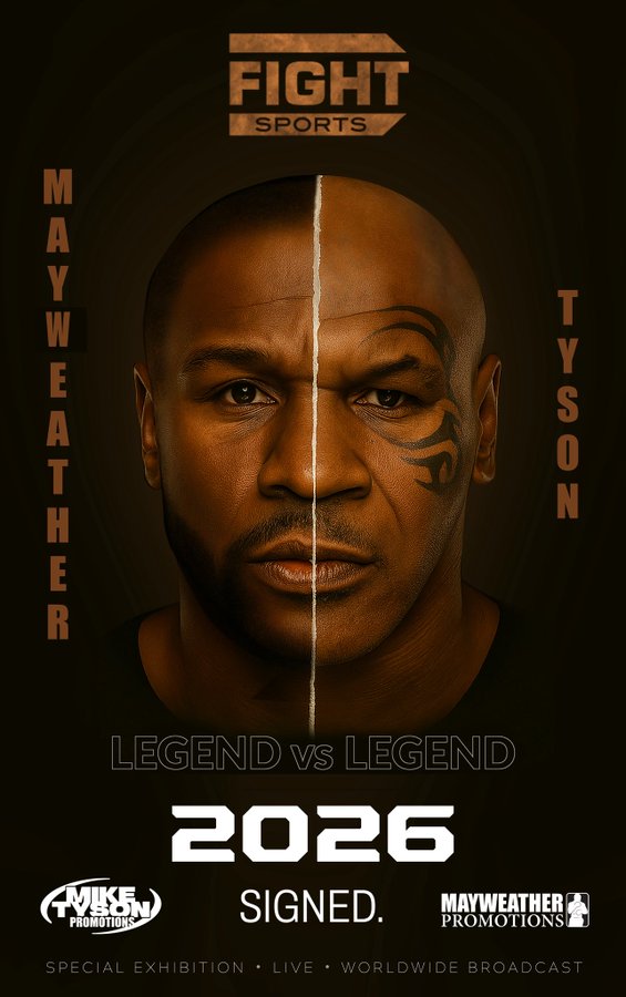 Anuncian pelea entre Mike Tyson y Floyd Mayweather