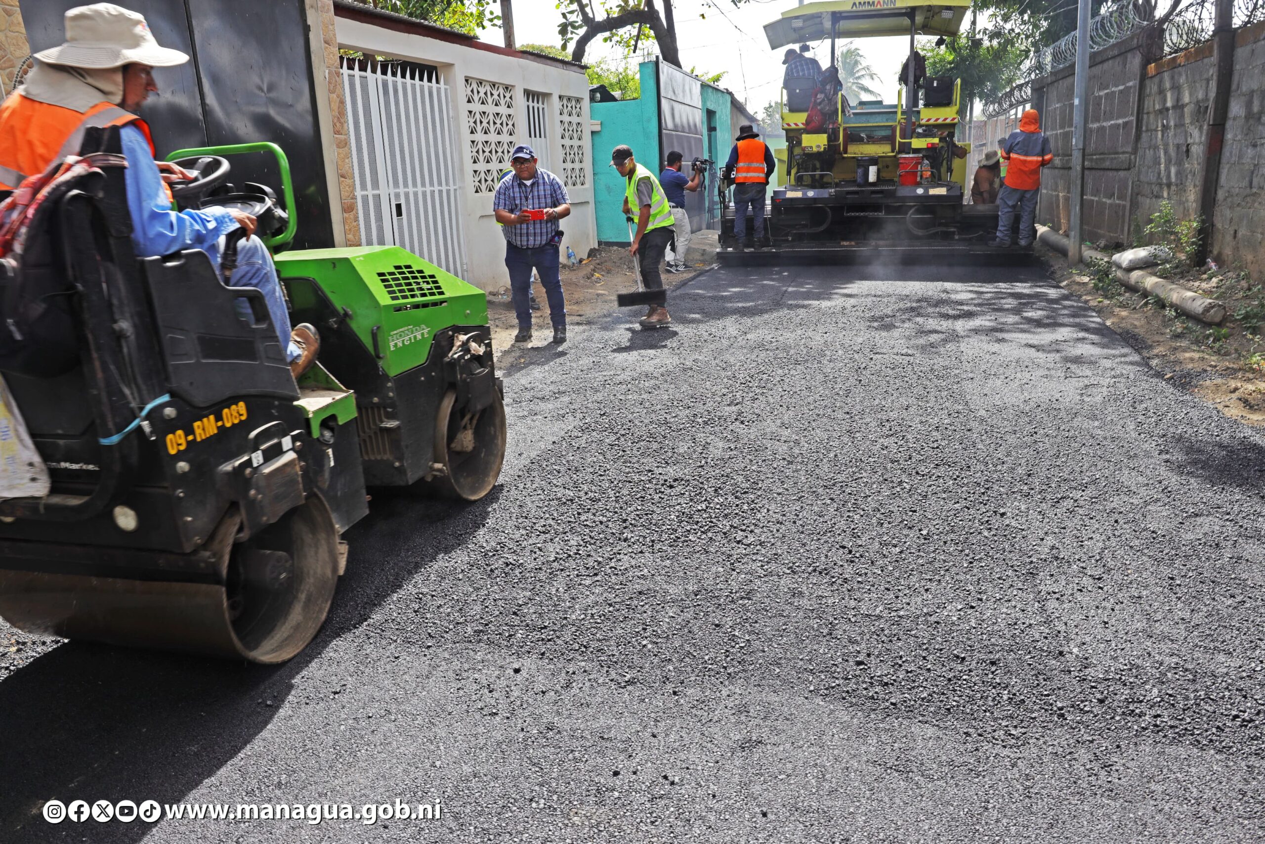 Calles para el Pueblo suma en Managua 547 cuadras atendidas en 2025
