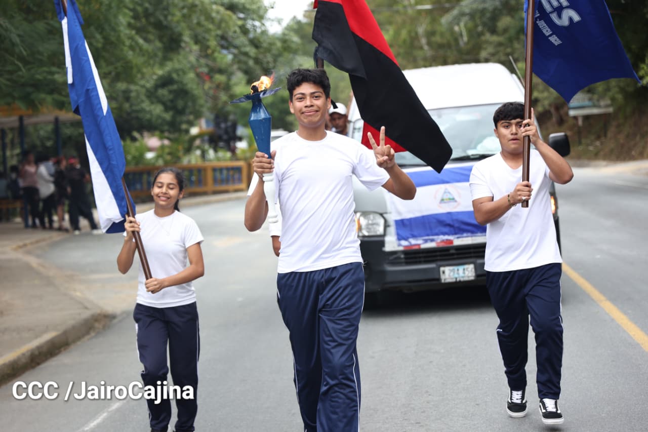 Llega a Nicaragua la Antorcha de la Libertad Centroamericana