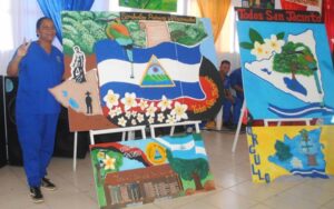 Privados de libertad crean murales con dibujos alusivos a los símbolos patrios