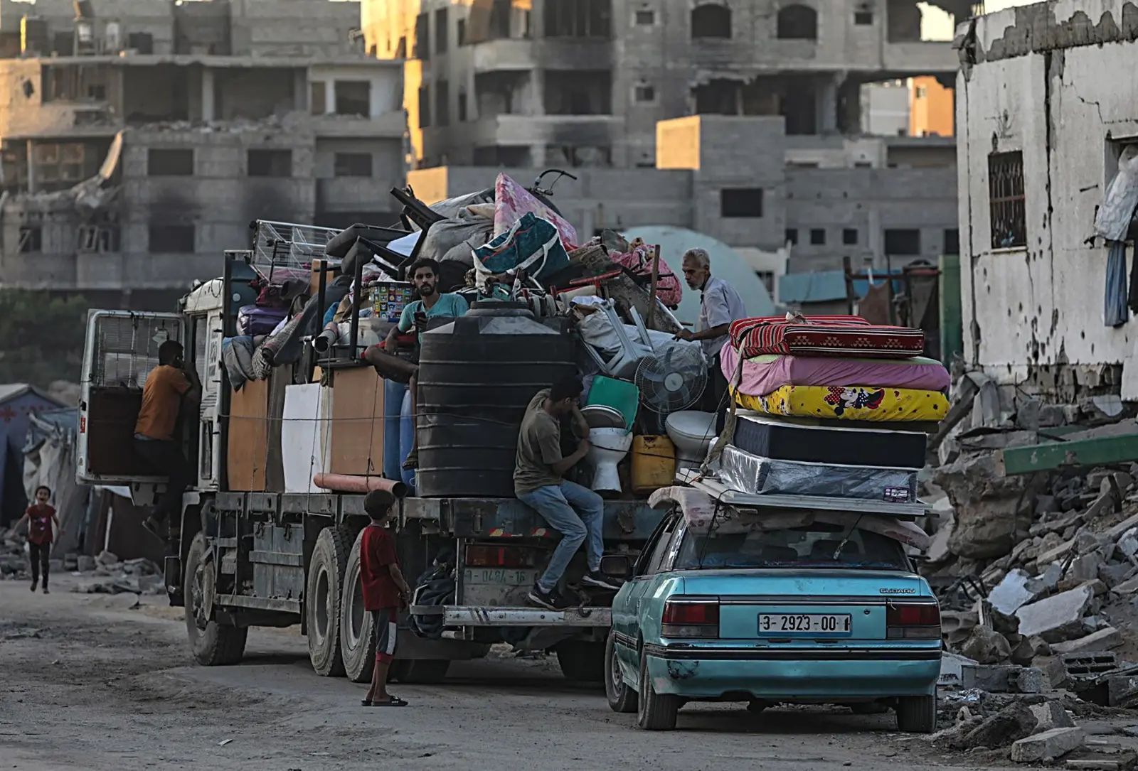 Más de 900.000 palestinos resisten el desplazamiento forzoso en la Ciudad de Gaza