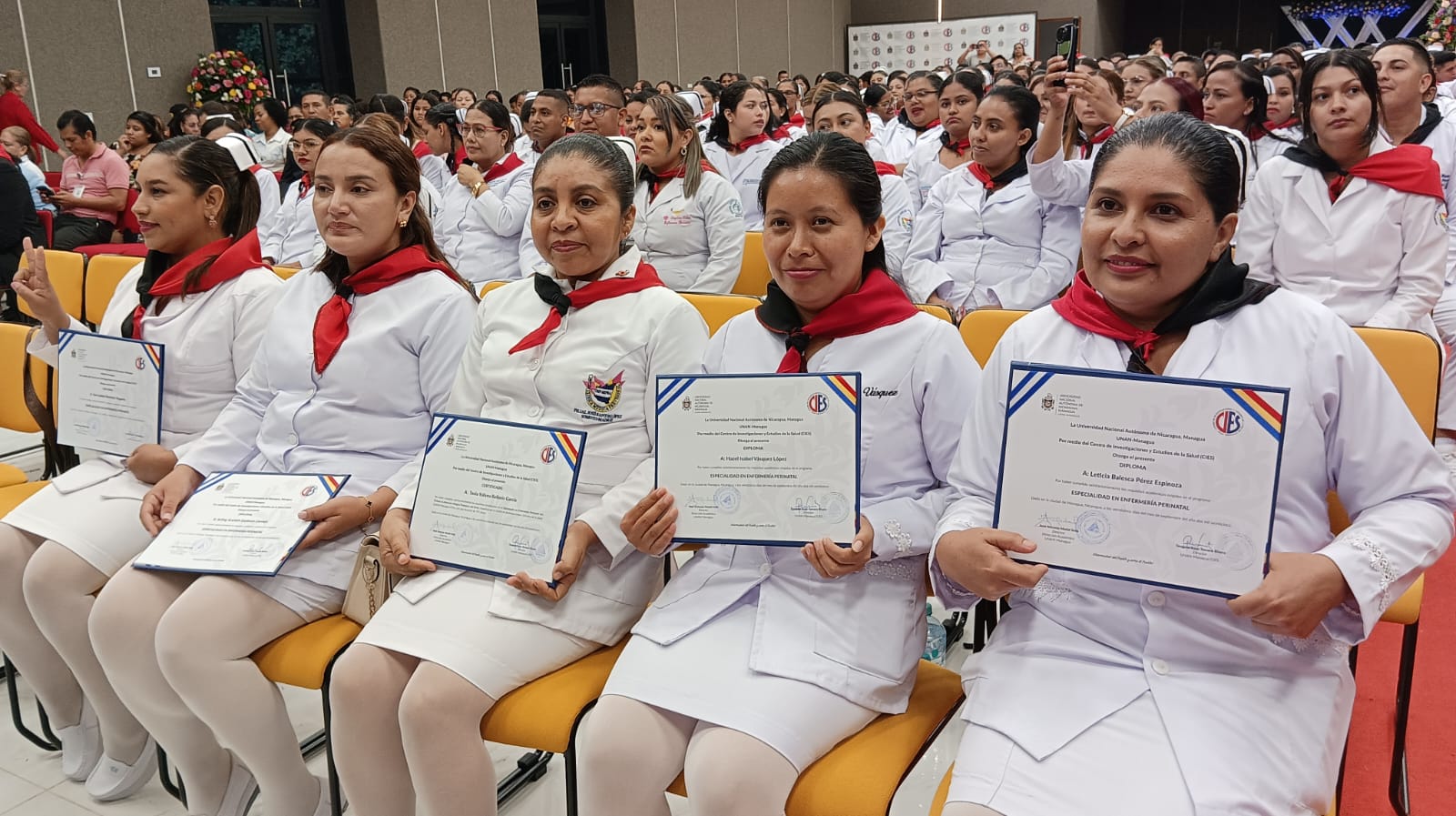 Se gradúan en Managua 158 especialistas en enfermería perinatal