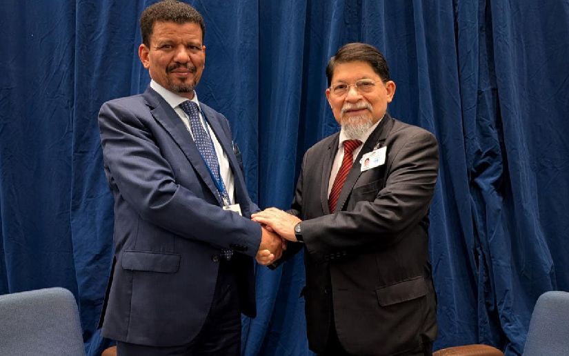 Canciller Denis Moncada sostiene encuentros con autoridades de Emiratos Árabes Unidos y la República Árabe Saharaui