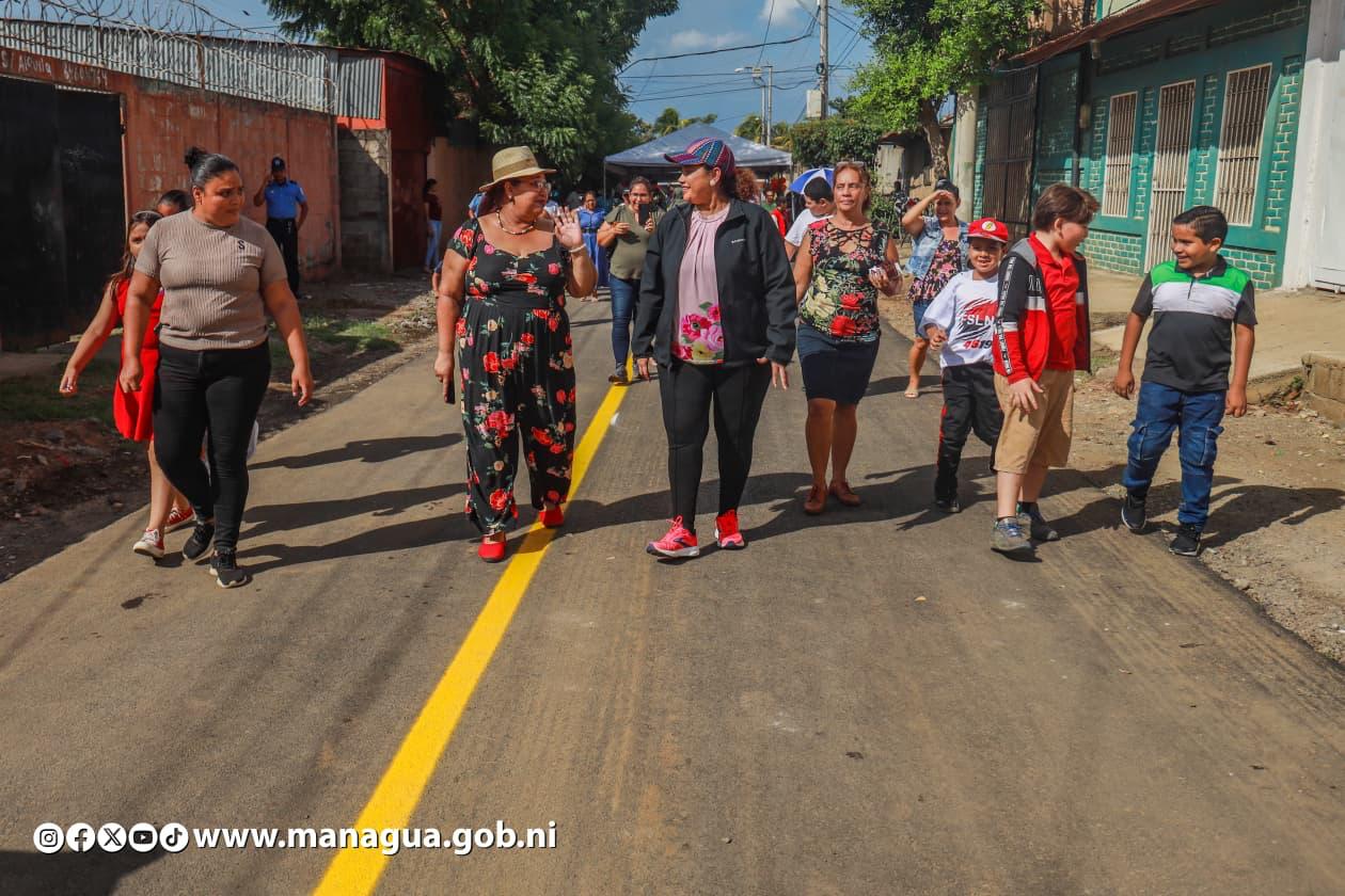 Pobladores de Villa Reconciliación cuenta con nuevas calles