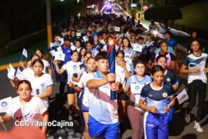 Llega la antorcha de los XII Juegos Deportivos Centroamericanos 2025 a Nicaragua