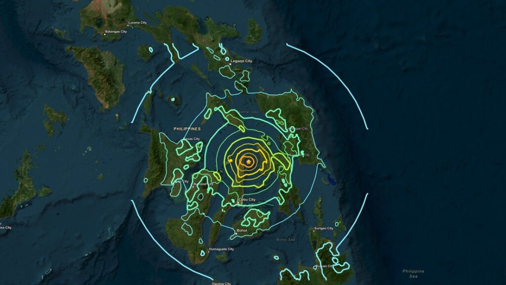 Así se vivió el potente sismo de magnitud 6.9 que sacudió Filipinas 