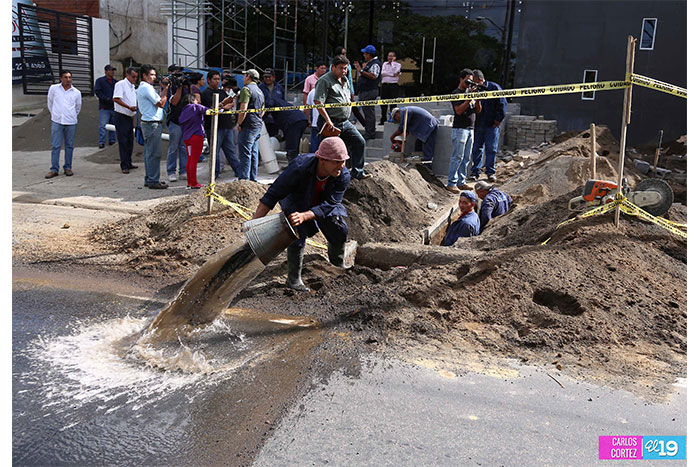 Afectación con el suministro de agua en Barrios del Distrito III por labores de emergencia de Enacal