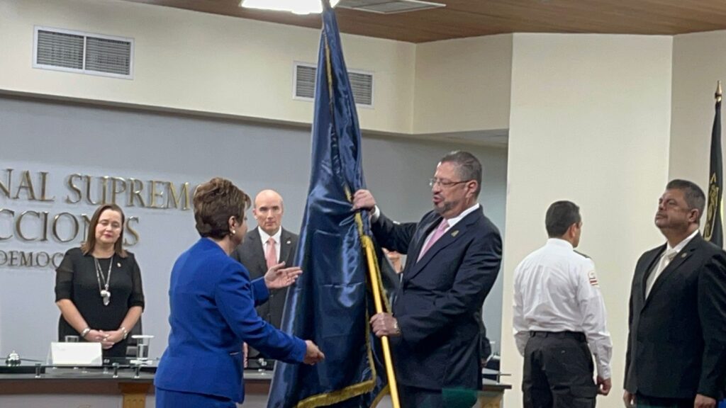 TSE recibe mando de la Fuerza Pública y la Policía de Tránsito
