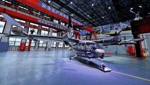 Compañía china presenta su primer vehículo aéreo eléctrico para pasajeros