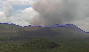 Ineter evalúa cráter Santiago tras derrumbe en la pared sur interna