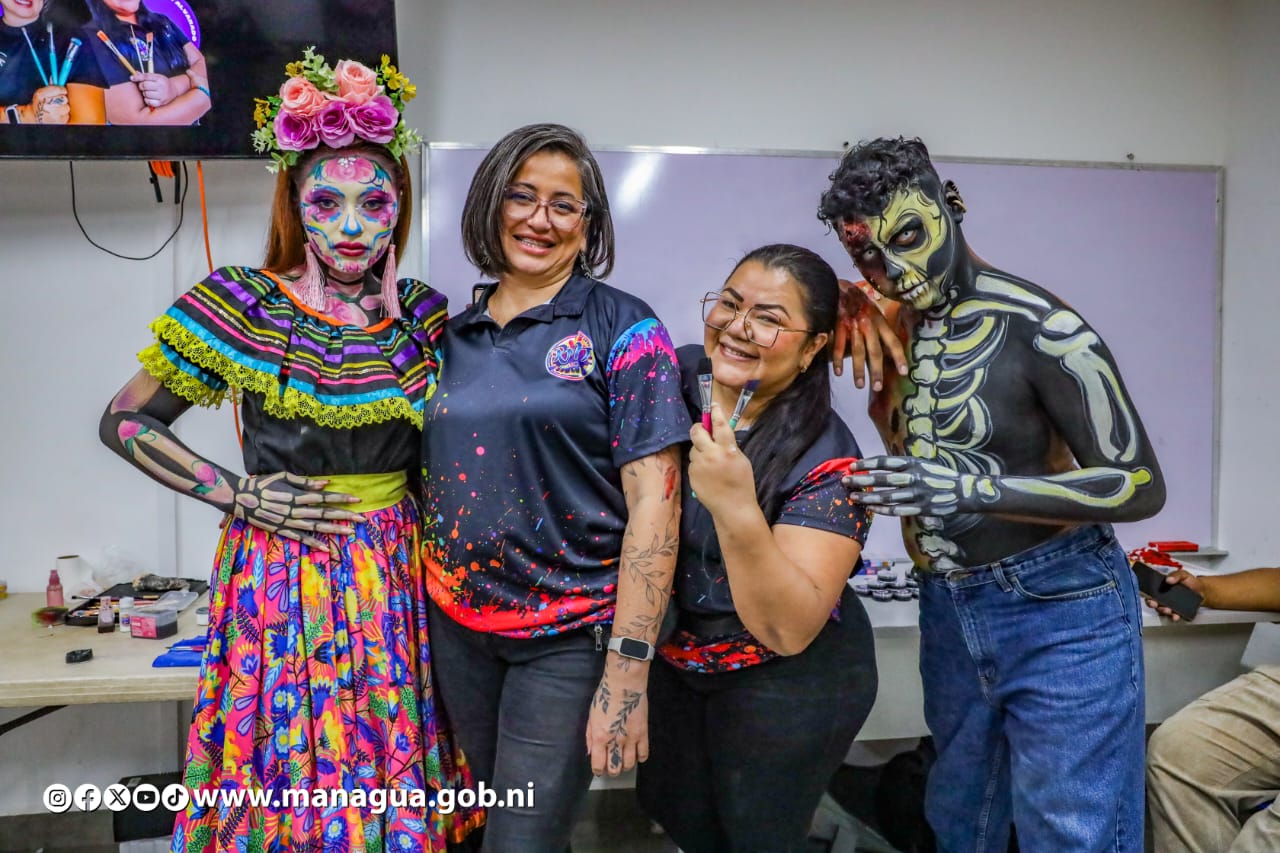 Imparten segundo taller de Body Paint en la Casa Museo Lolita Soriano