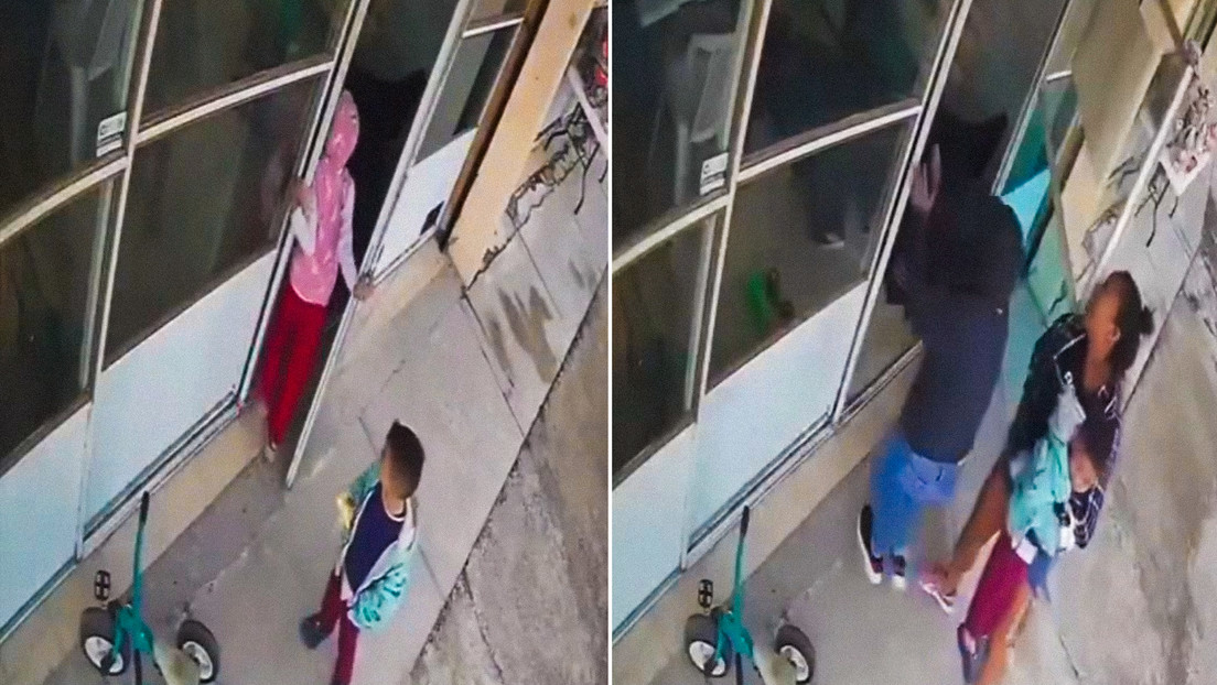 Raptan a dos niños frente a una universidad en México