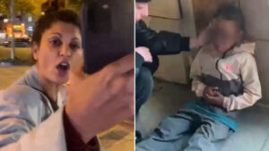 Comediante patea en el pecho a un niño que quería hacerse una selfi con ella