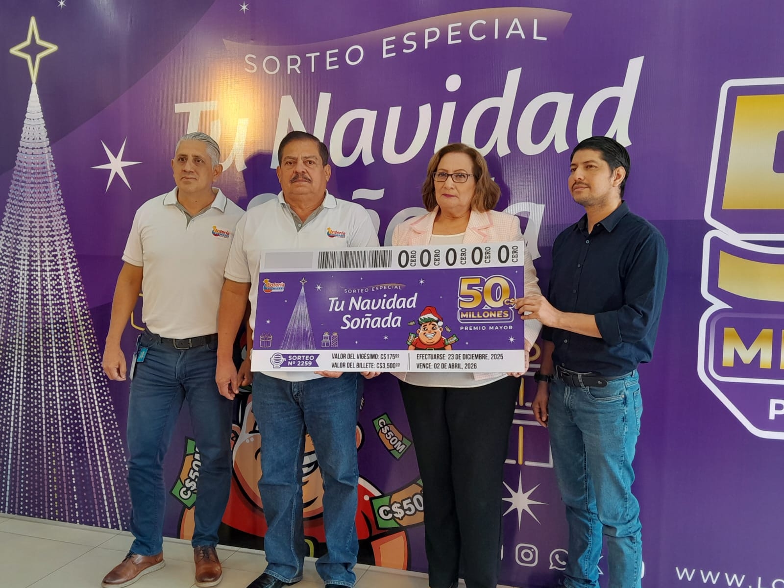 Lotería Nacional repartirá más de C$112 millones en premios en Sorteo Navideño 2025