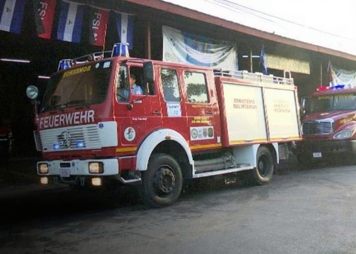 Bomberos Unidos dota de dos camiones a la nueva estación 231 en Diriamba