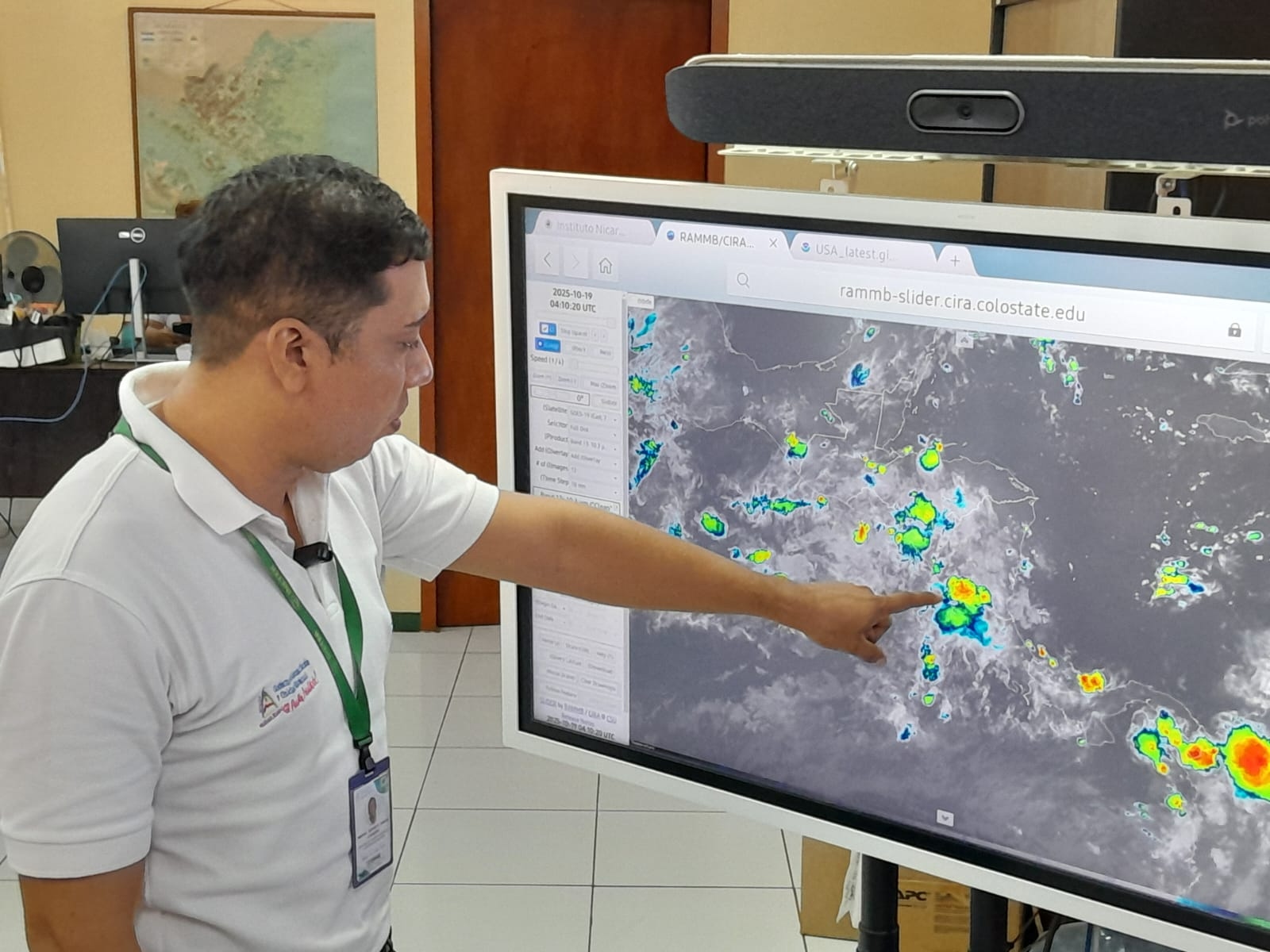 Ineter monitorea onda tropical que podría convertirse en depresión o tormenta en los próximos días