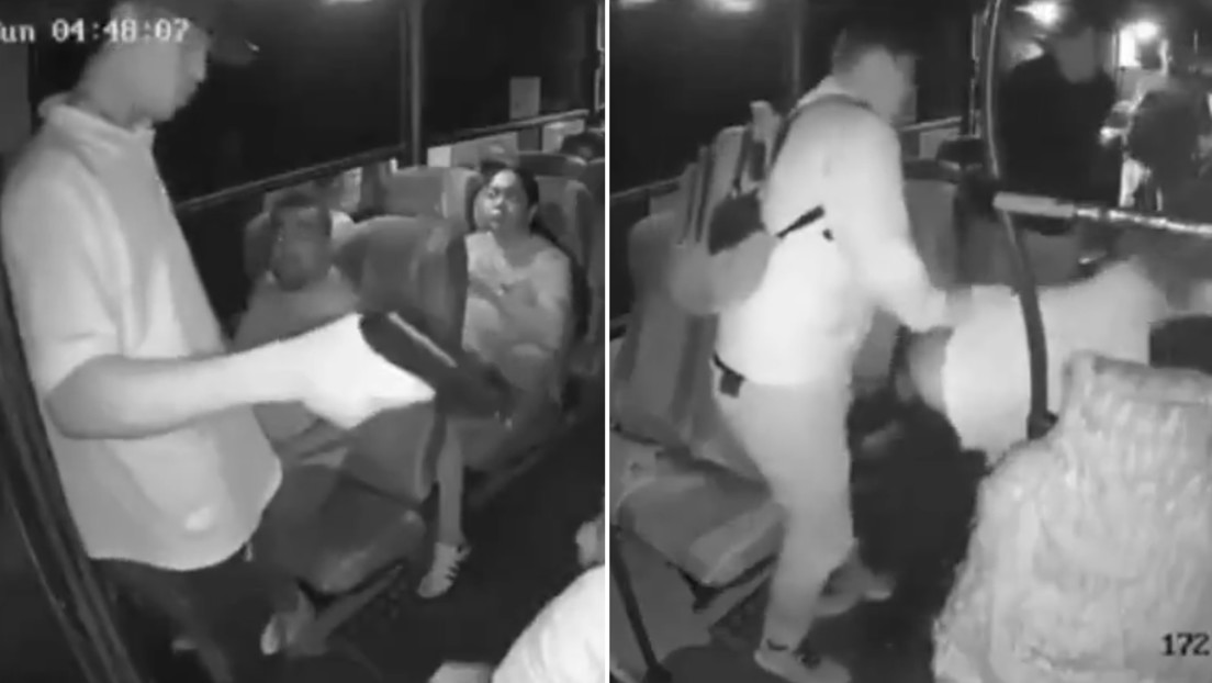 ‘Fue por lana y salió trasquilado’: Pasajeros y chófer de autobús frustran robo a mano armada
