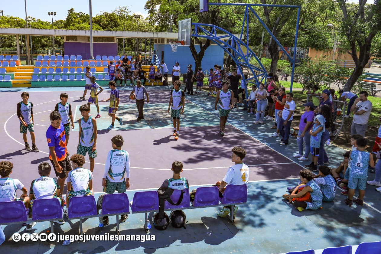 Todo listo para las finales del baloncesto en los Juegos Juveniles Managua 2025