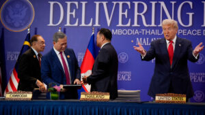 Trump: "Me encanta" detener guerras