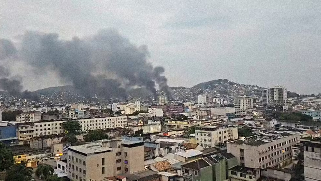 Narcos responden con bombas con drones a megaoperativo policial en Brasil
