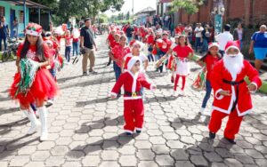 Mined Ticuantepe en unidad familiar y espíritu comunitario, da la bienvenida a la temporada navideña