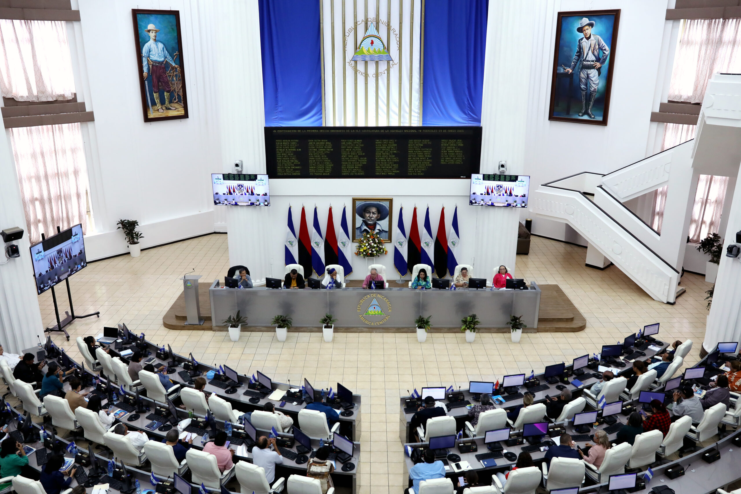 Parlamento nicaragüense envía mensaje de condolencias por la muerte de Kim Yong Nam