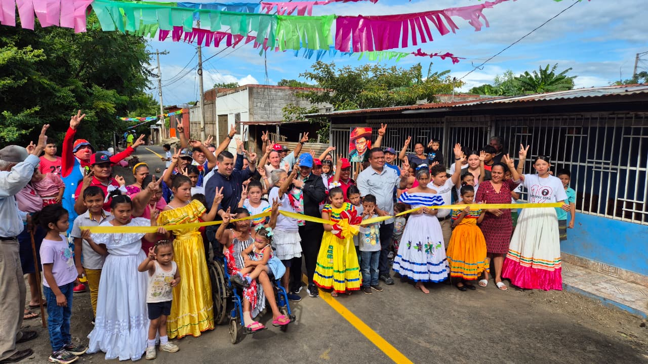Avanza en 60% el programa Calles para el Pueblo en Managua