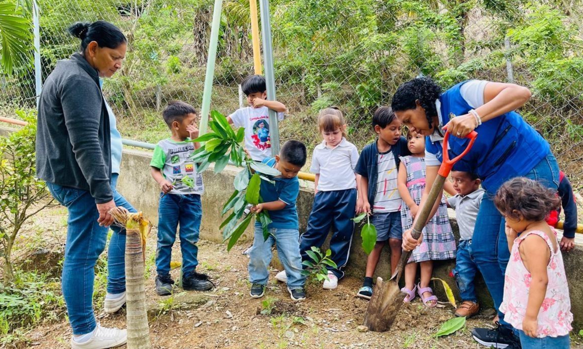 Mifamilia desarrolla jornadas de reforestación ambiental en centros educativos infantiles