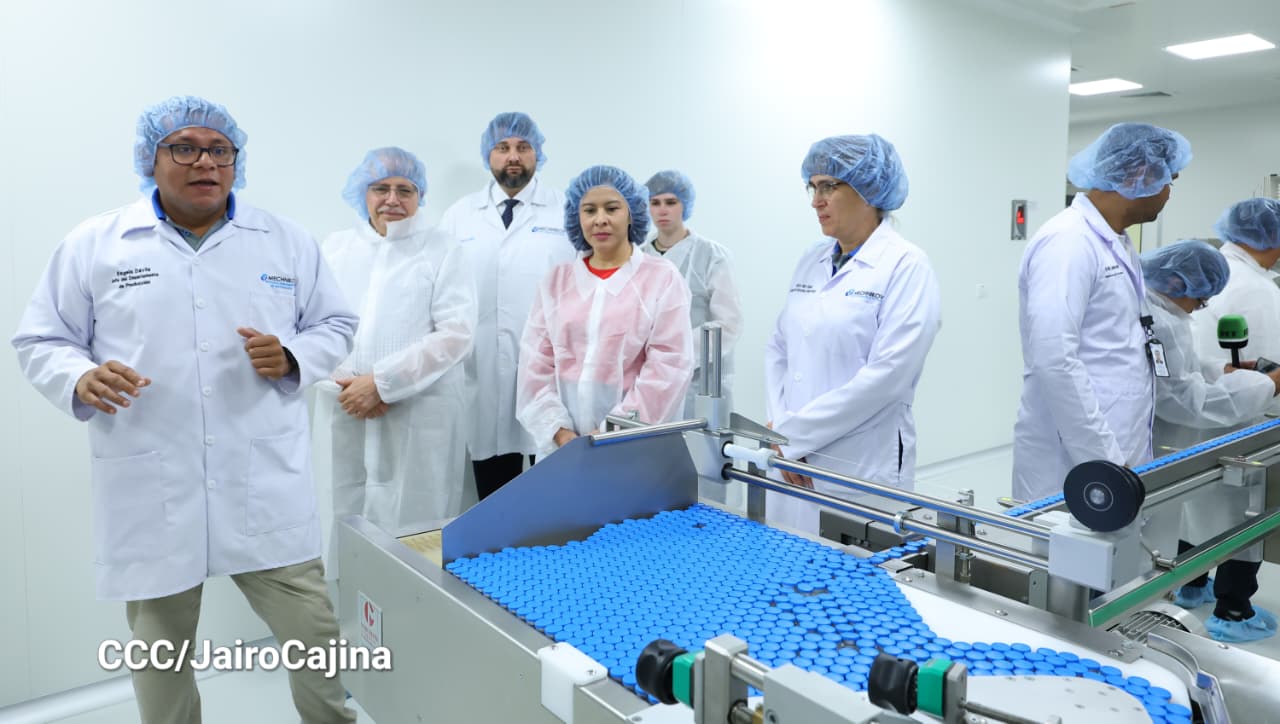 El 98% del personal de Mechnikov es nicaragüense, quienes garantizan la producción de vacunas